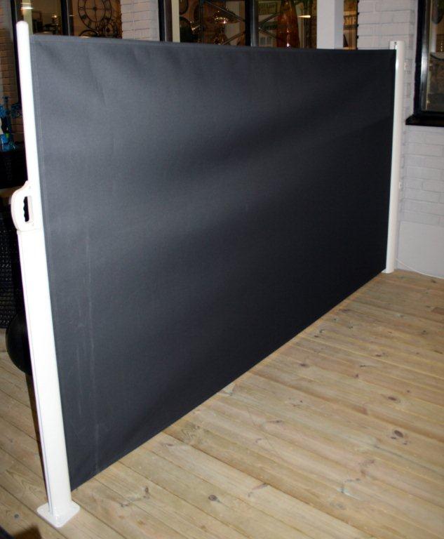 Markisv�gg Apart - M�rkgr�/vit