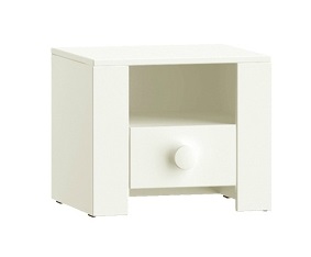 Sandra nattduksbord - Vit