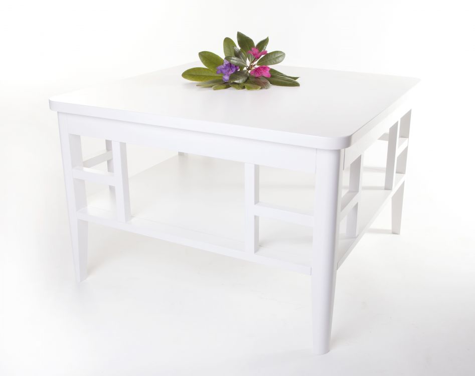 Paris soffbord 80 cm - Vit Paris soffbord 80 cm - Vit