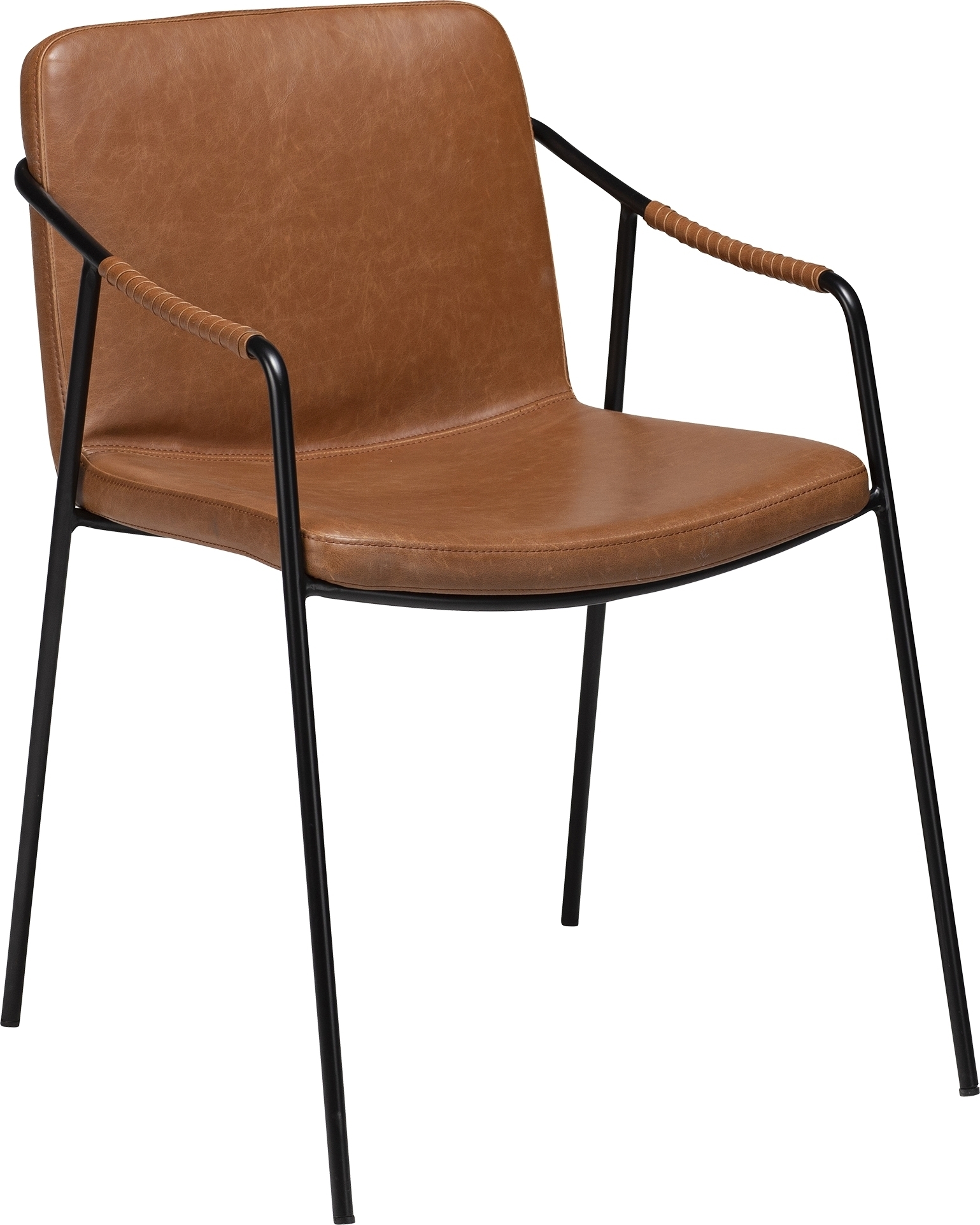 Boto karmstol - Ljusbrun PU