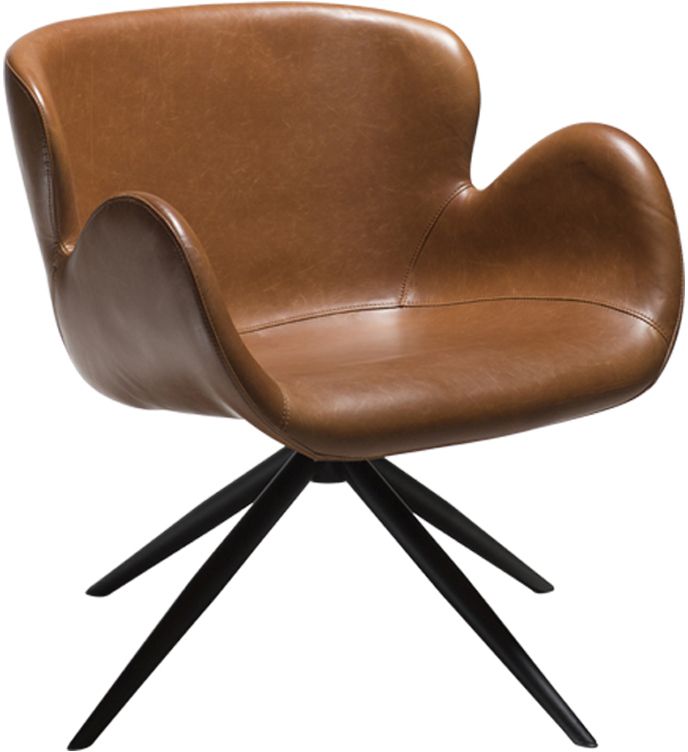 Gaia karmstol - Vintage ljusbrun