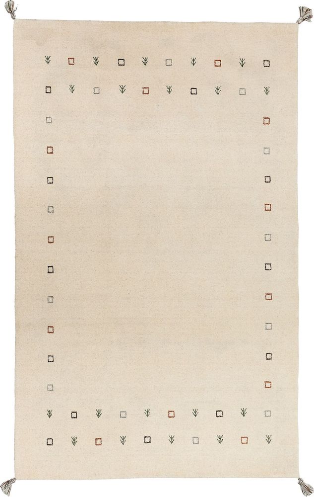 Handvävd ullmatta Gabbeh - Offwhite Handvävd ullmatta Gabbeh - Offwhite