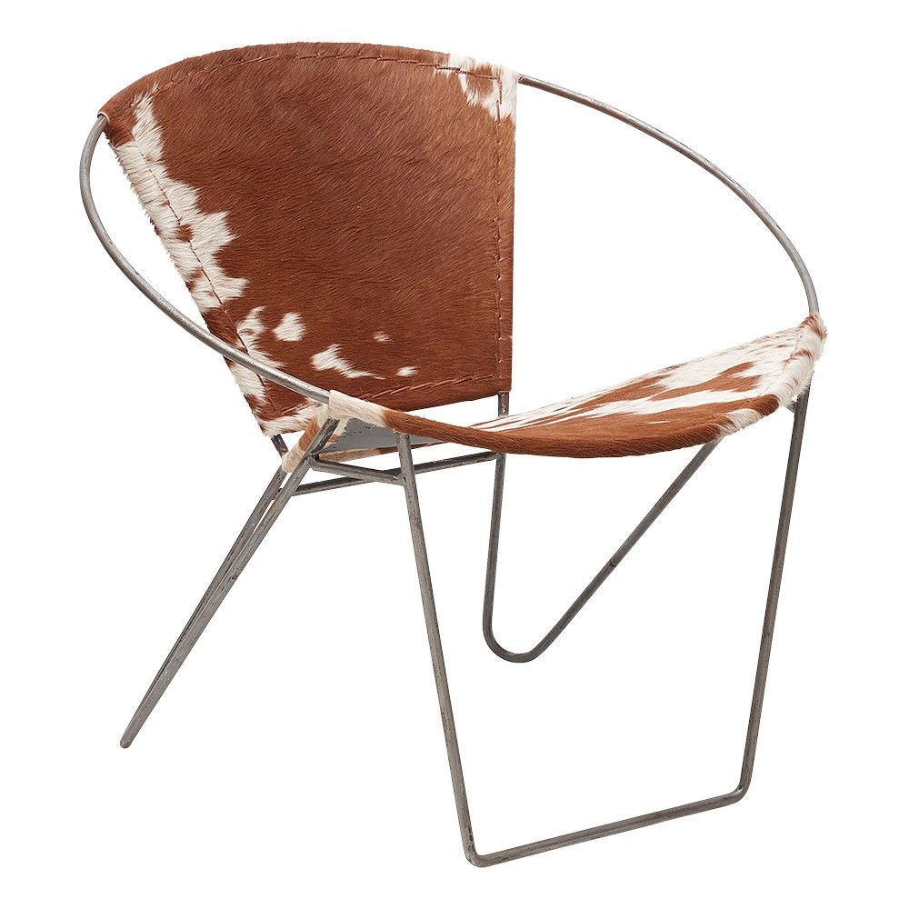 Melissa f�t�lj - Brun/Vit