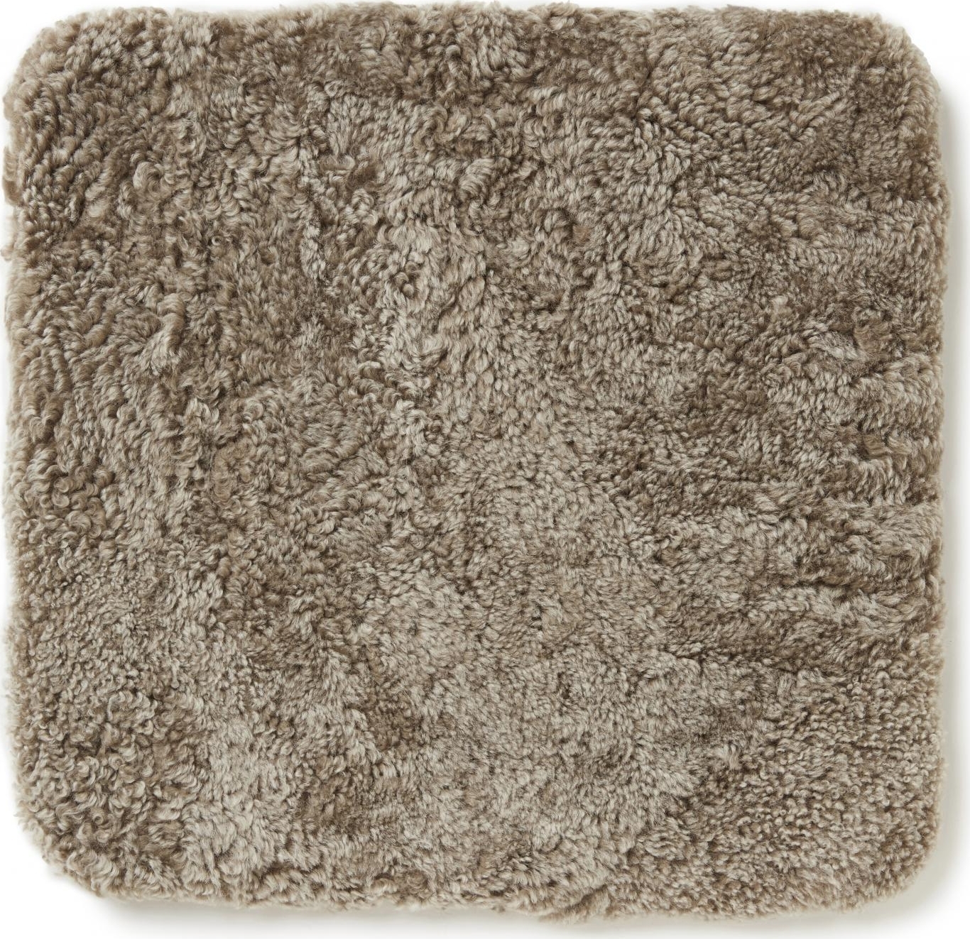 Curly sittdyna med stoppning Ljusbrun - 40 x 40 cm Curly sittdyna med stoppning Ljusbrun - 40 x 40 cm