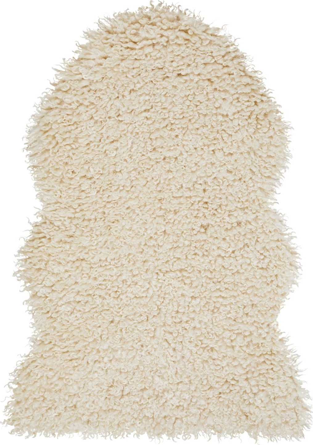 Wooly fuskp�ls Beige - 60 x 90 cm