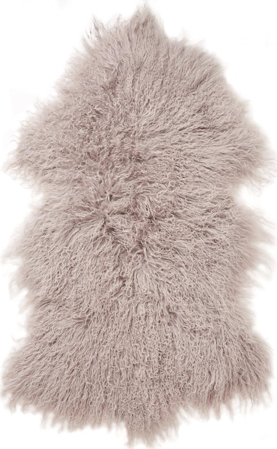 Shansi f�rskinn Ljusrosa - 55 x 95 cm