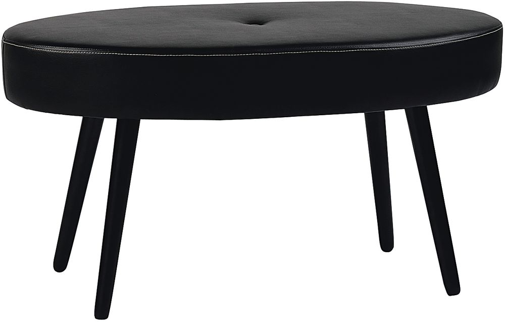 Candy oval pall 90 cm - Svart konstläder Candy oval pall 90 cm - Svart konstläder