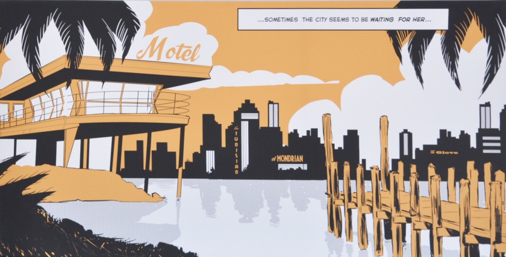 Tavla 120x60 cm City