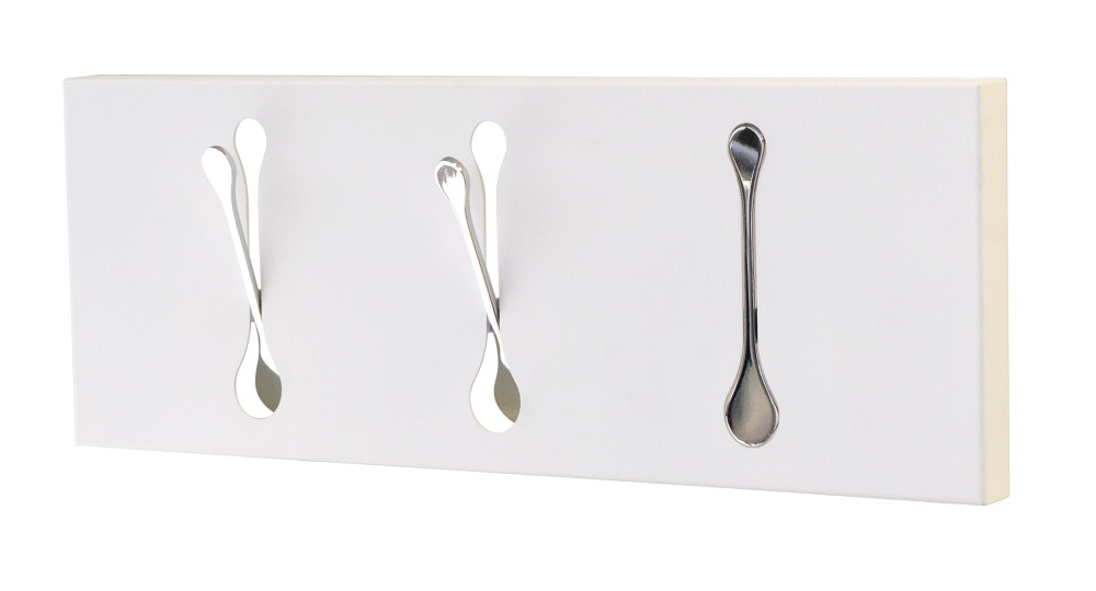 Plus 3 kl�dh�ngare - Vit