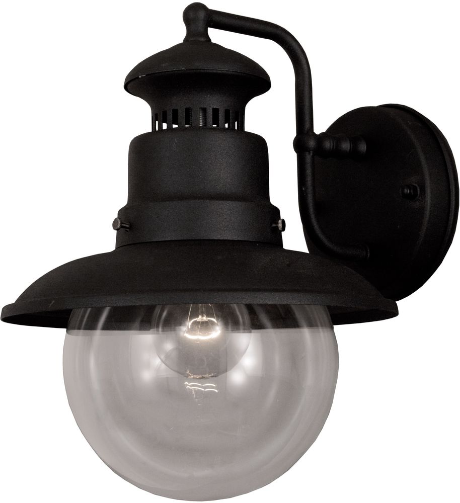 Lundeby v�gglampa - Svart