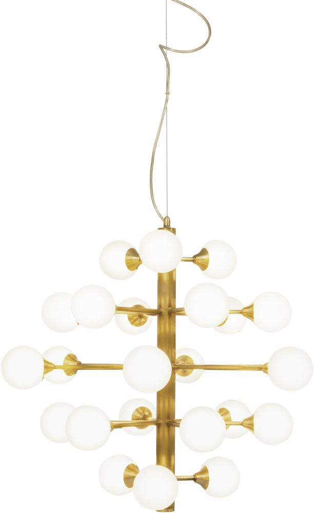 Cosmos taklampa - Matt m�ssing/opalvit