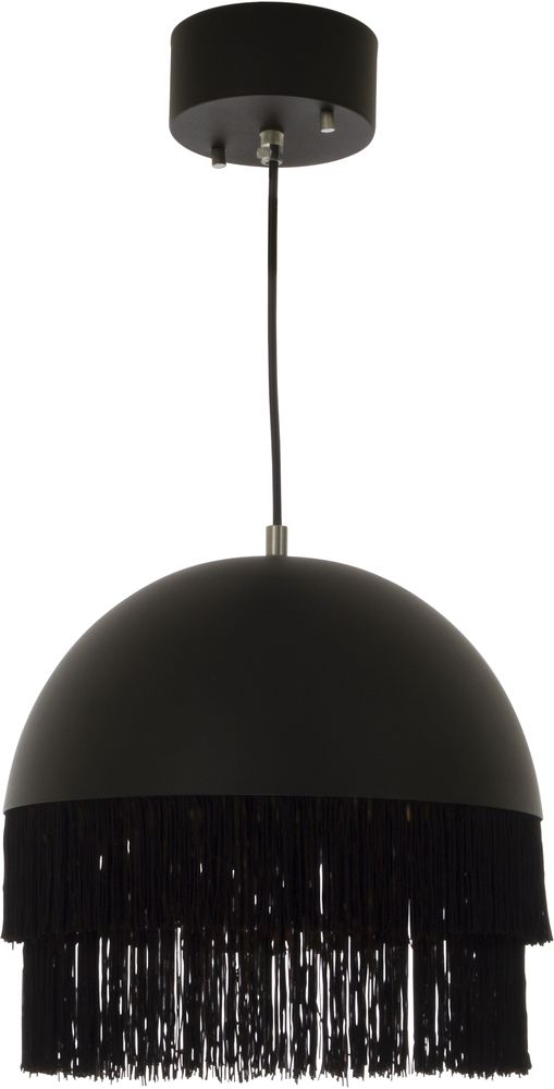 Plafondlamp met franjes - Zwart Plafondlamp met franjes - Zwart
