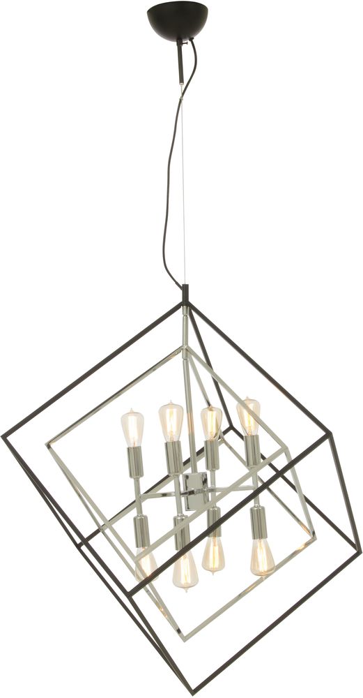 Cubes taklampa - Svart/krom Cubes taklampa - Svart/krom