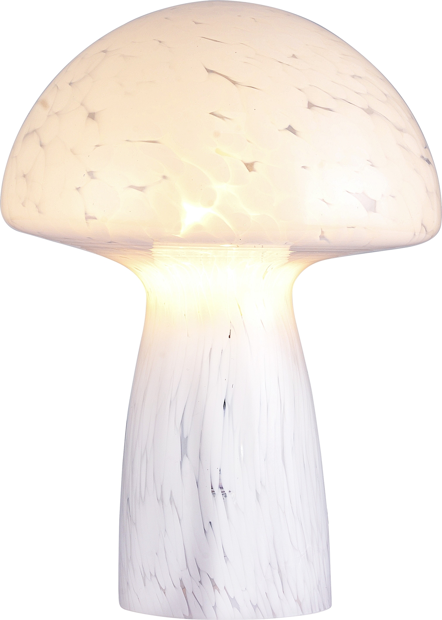 Mushi bordslampa �16 cm - Vit/Klar