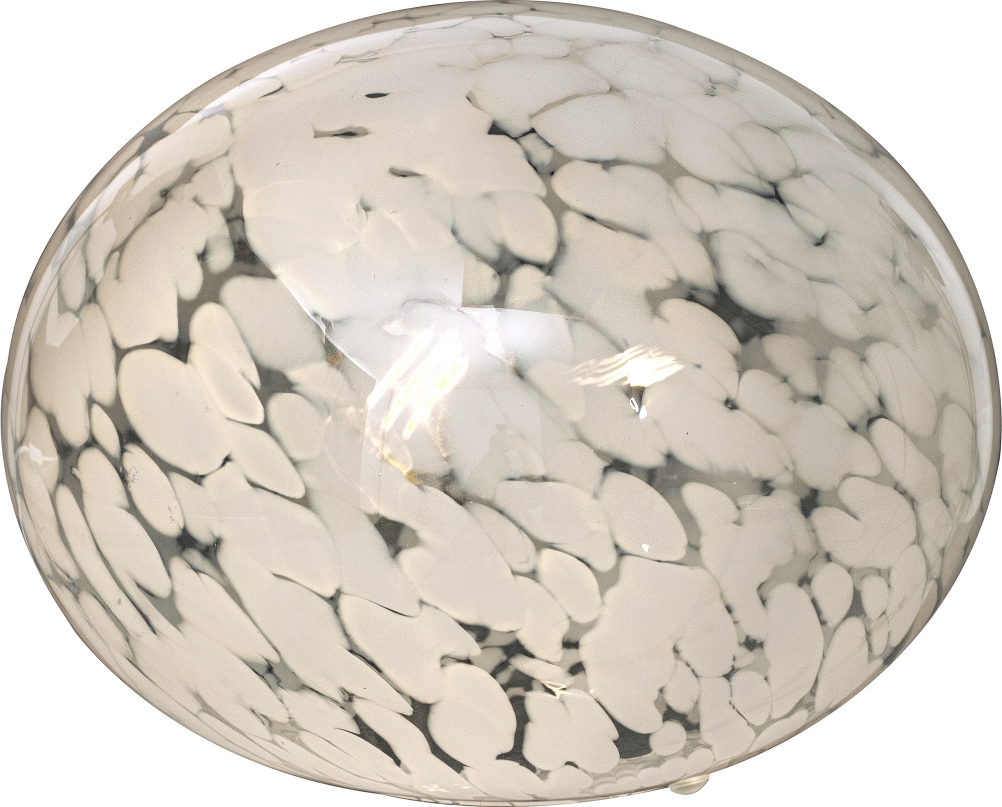 Globus tafellamp �24 cm - Wit gestippeld