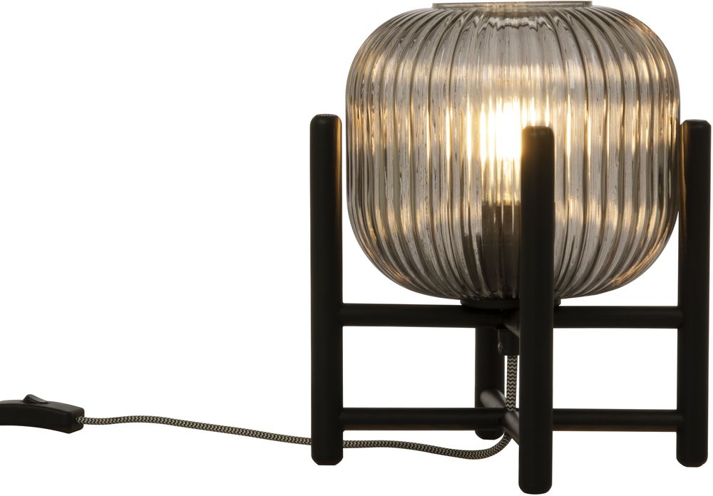 Vinda bordslampa - Svart/rökgrå Vinda bordslampa - Svart/rökgrå