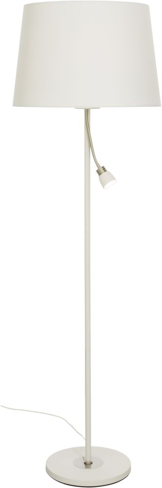 Eketorp golvlampa - Vit/stål Eketorp golvlampa - Vit/stål