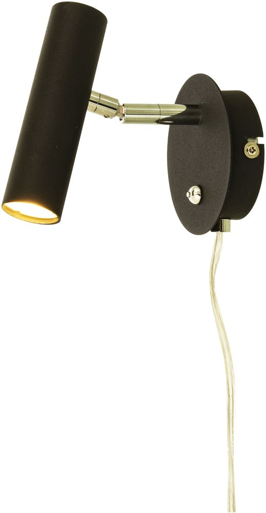 Artic wandlamp - Zwart/staal