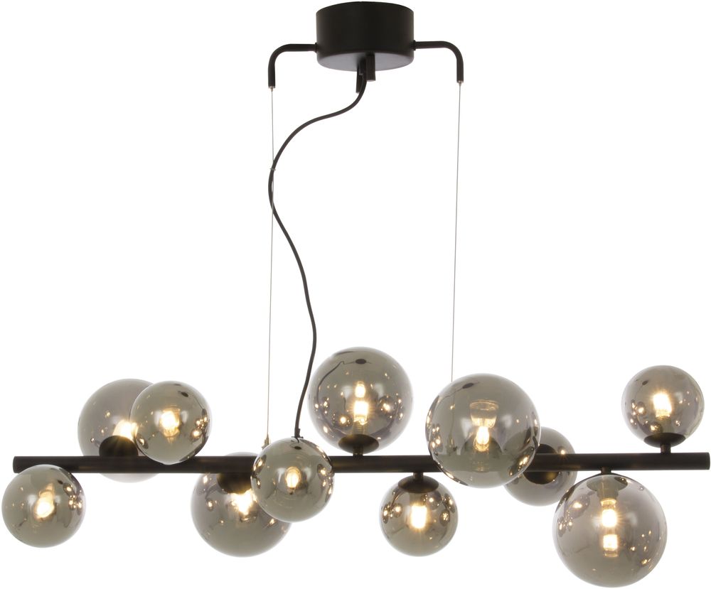 Molekyl taklampa - Svart/r�kgr�