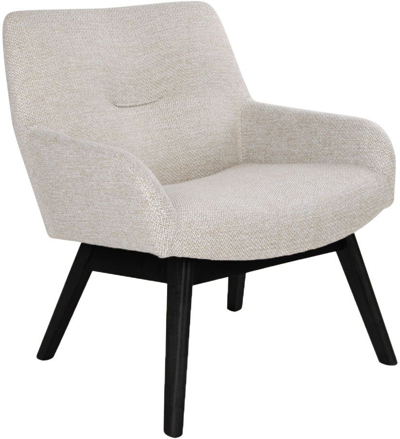 London Fauteuil - Zand/zwart