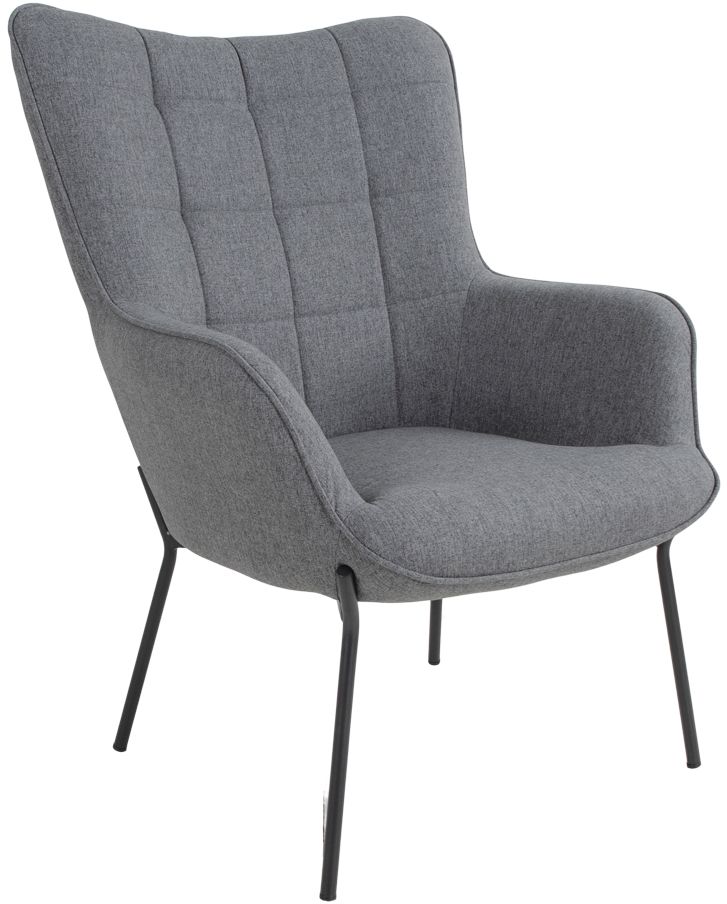 Glasgow F�t�lj - Gr�/svart