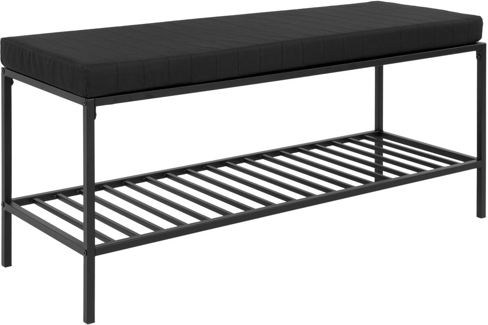 Wild bankje met plank - Zwart