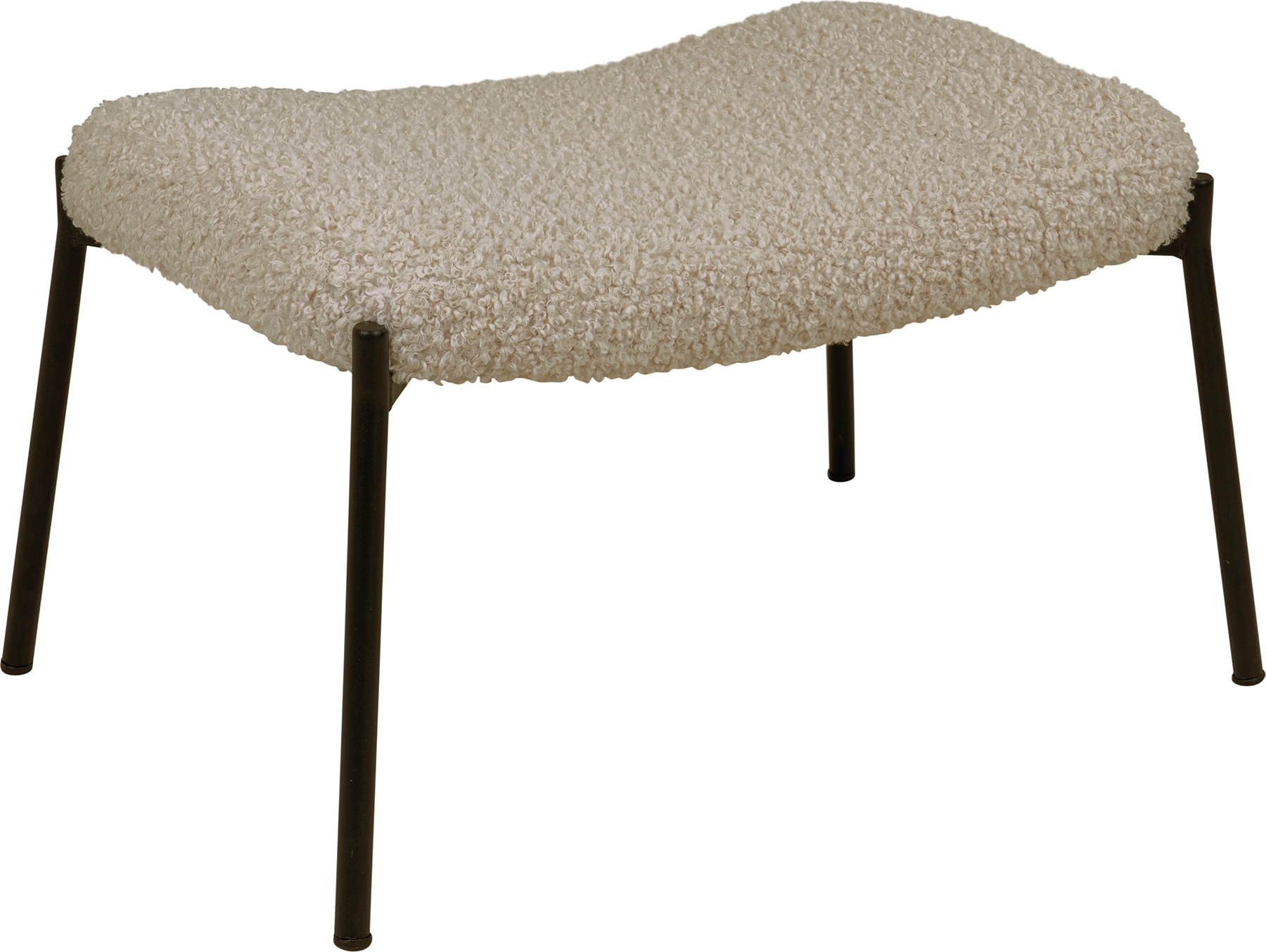 Glasgow voetenbank - Grijs/bruin