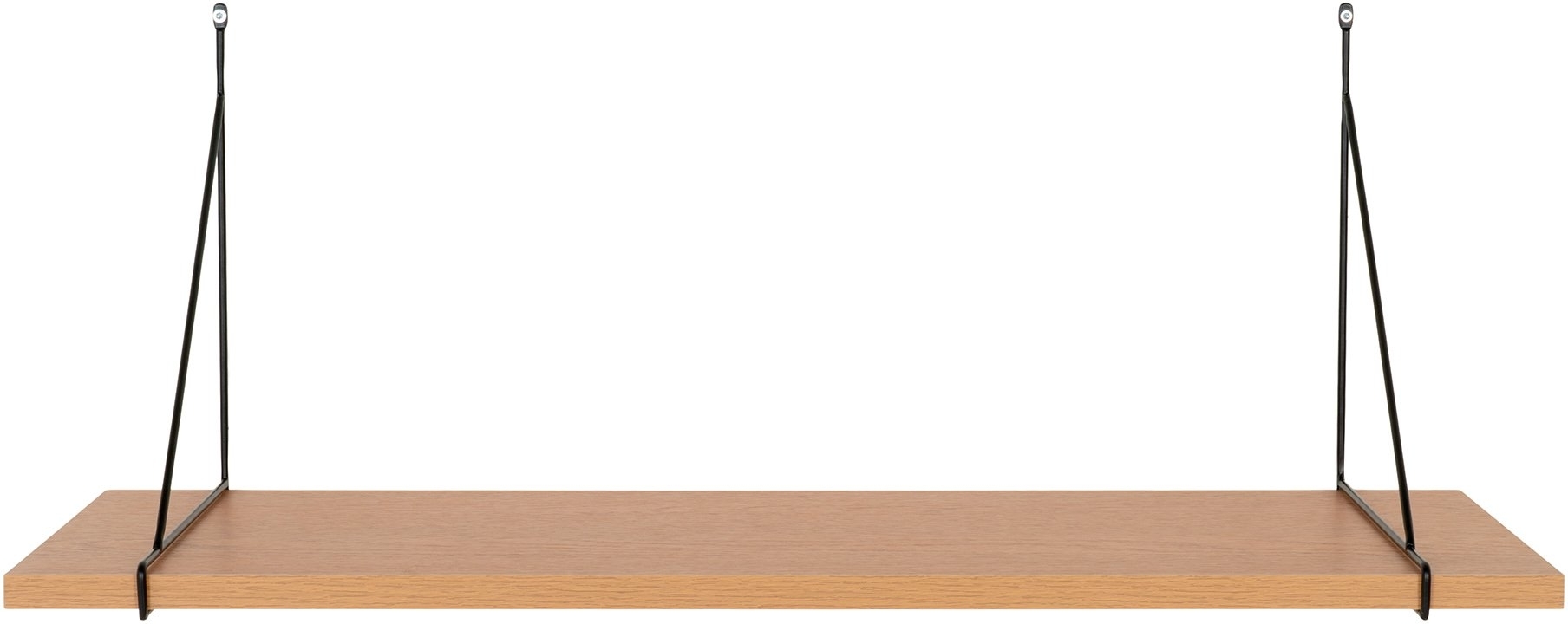 Chiba wandplank 80 cm - Naturel/Zwart