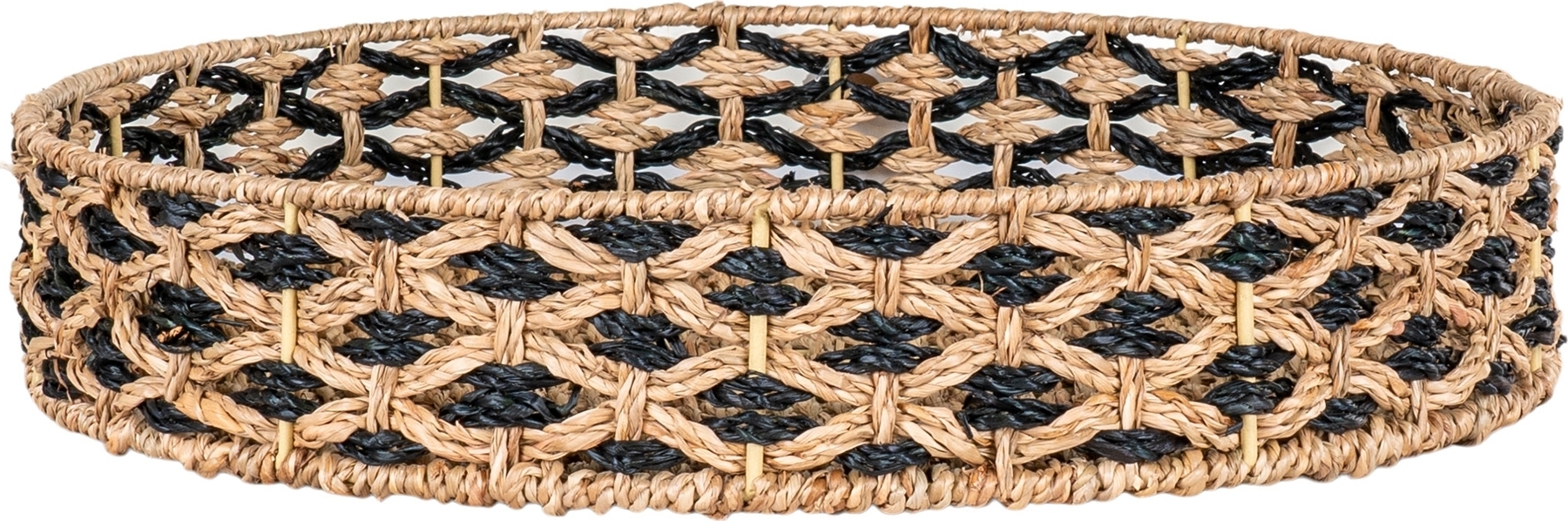 Nerja dienblad - Zwart/beige