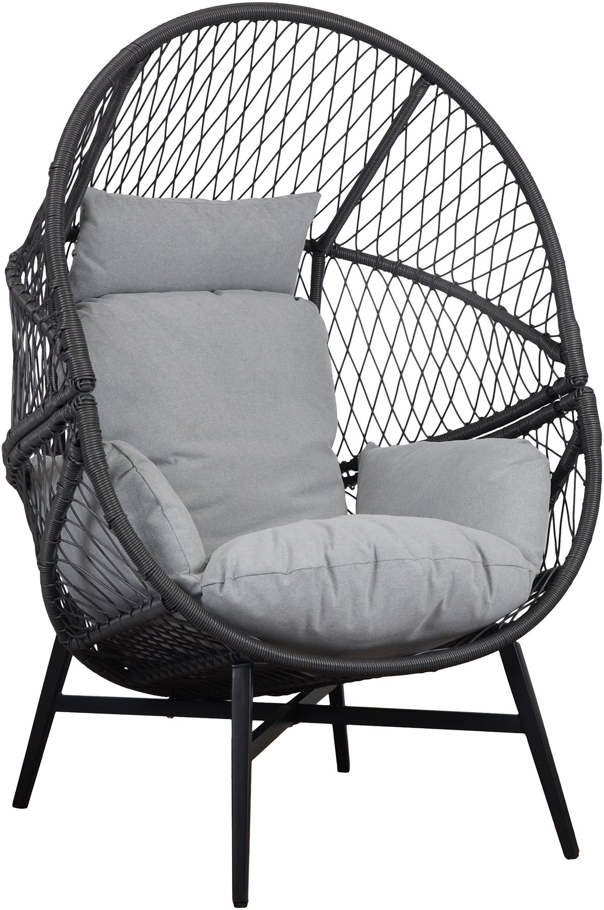 Rosario loungestoel - Zwart