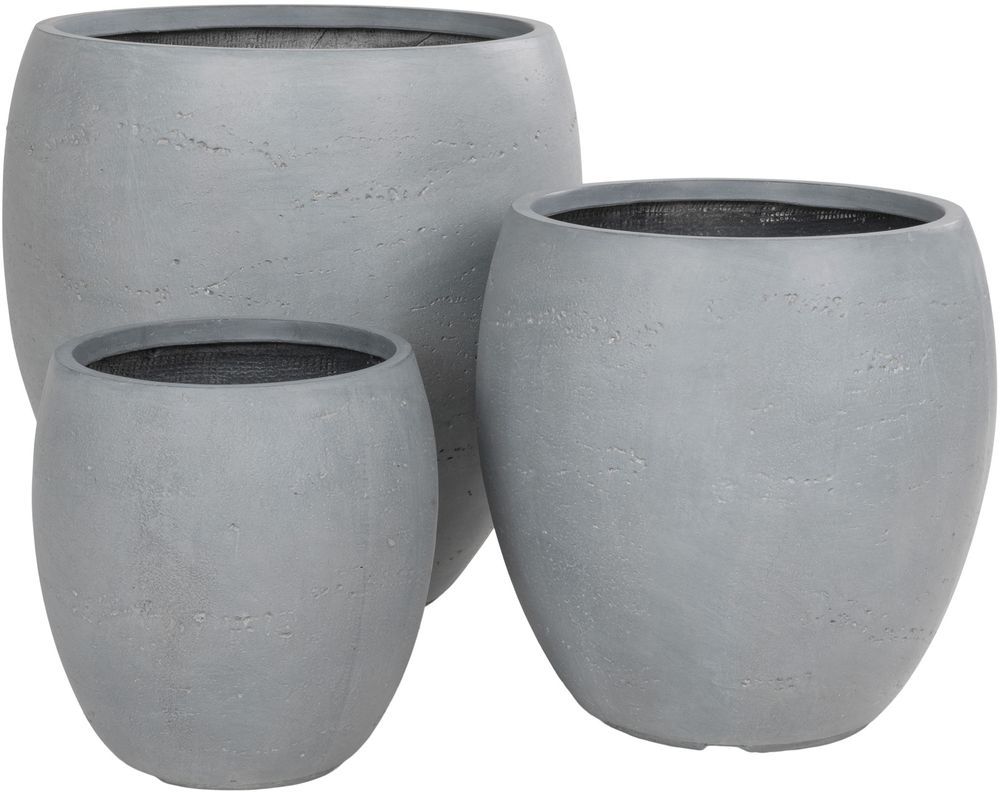 Marton krukor - Grå - 3 st Marton krukor - Grå - 3 st