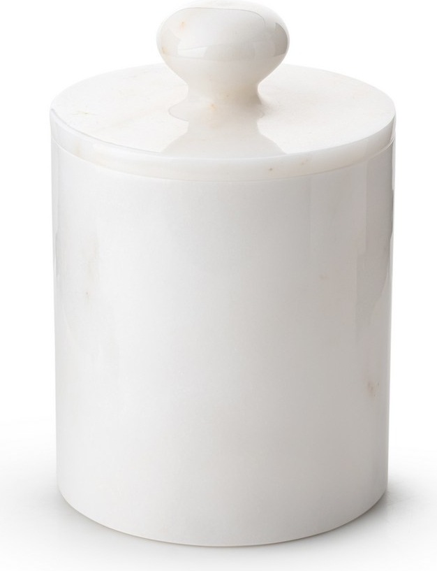 Burk i vit Thassosmarmor