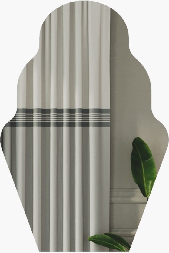 Perilla v�ggspegel - Svart