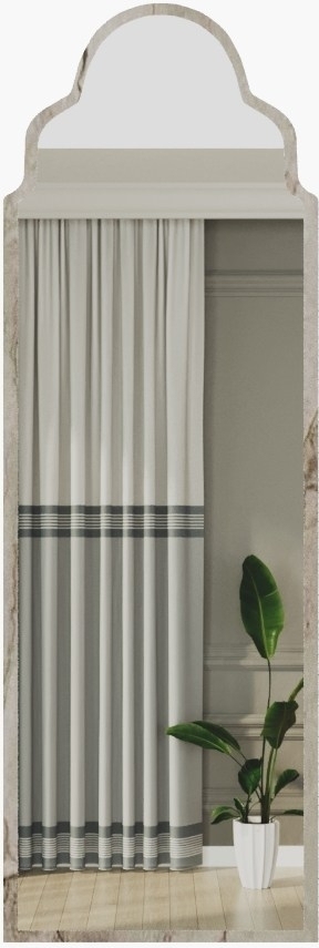 Samaran vloerspiegel - Wit marmer