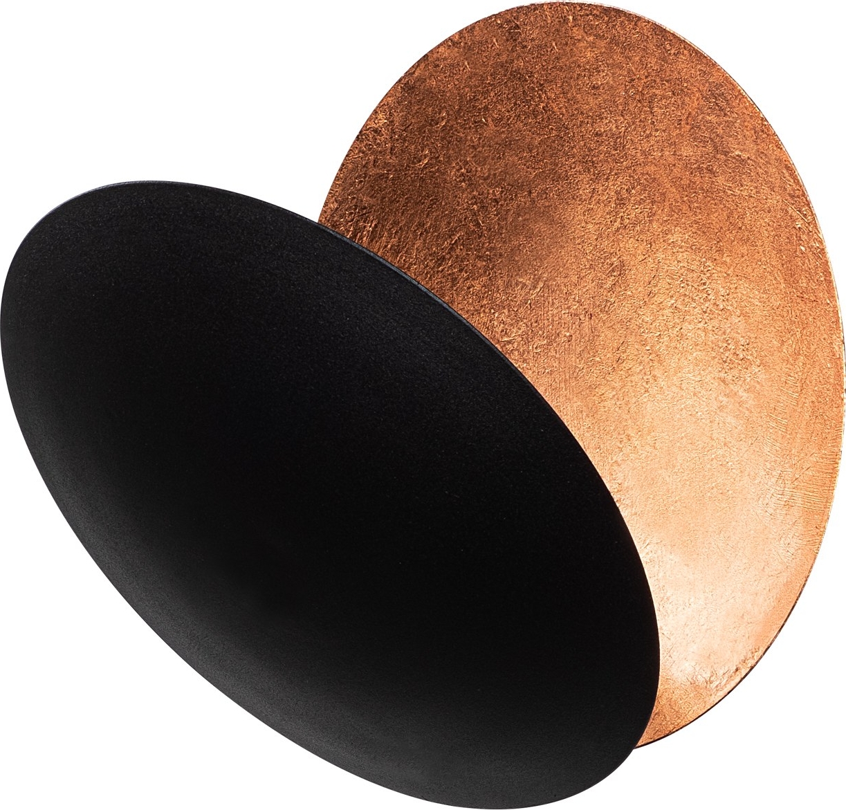 Yosma wandlamp - Zwart/koper