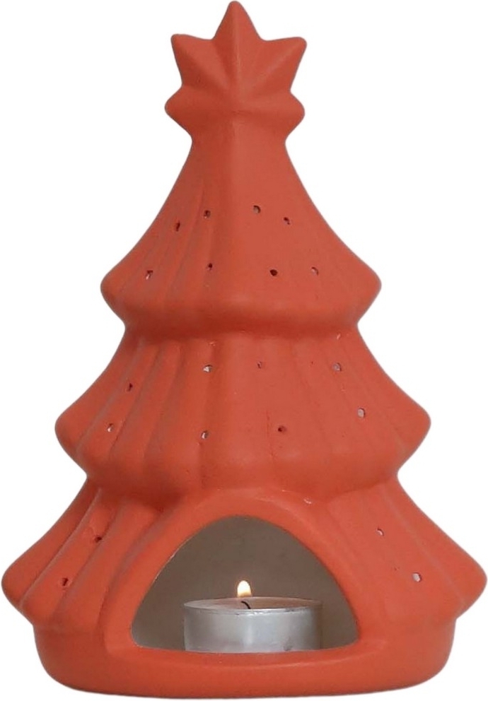 Kerstboomkaarslantaarn - Oranje