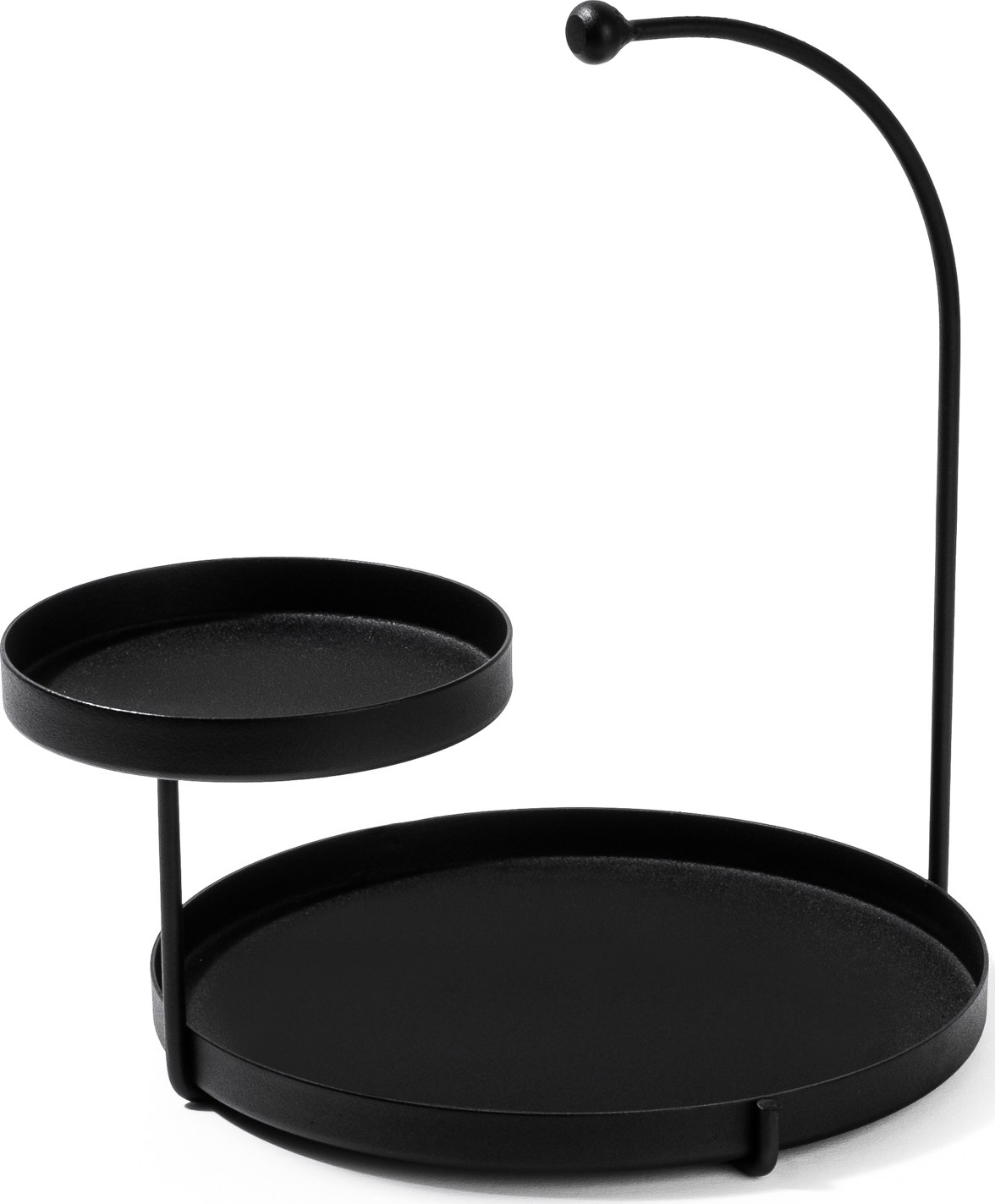 Knidos dekorationsfat - Svart