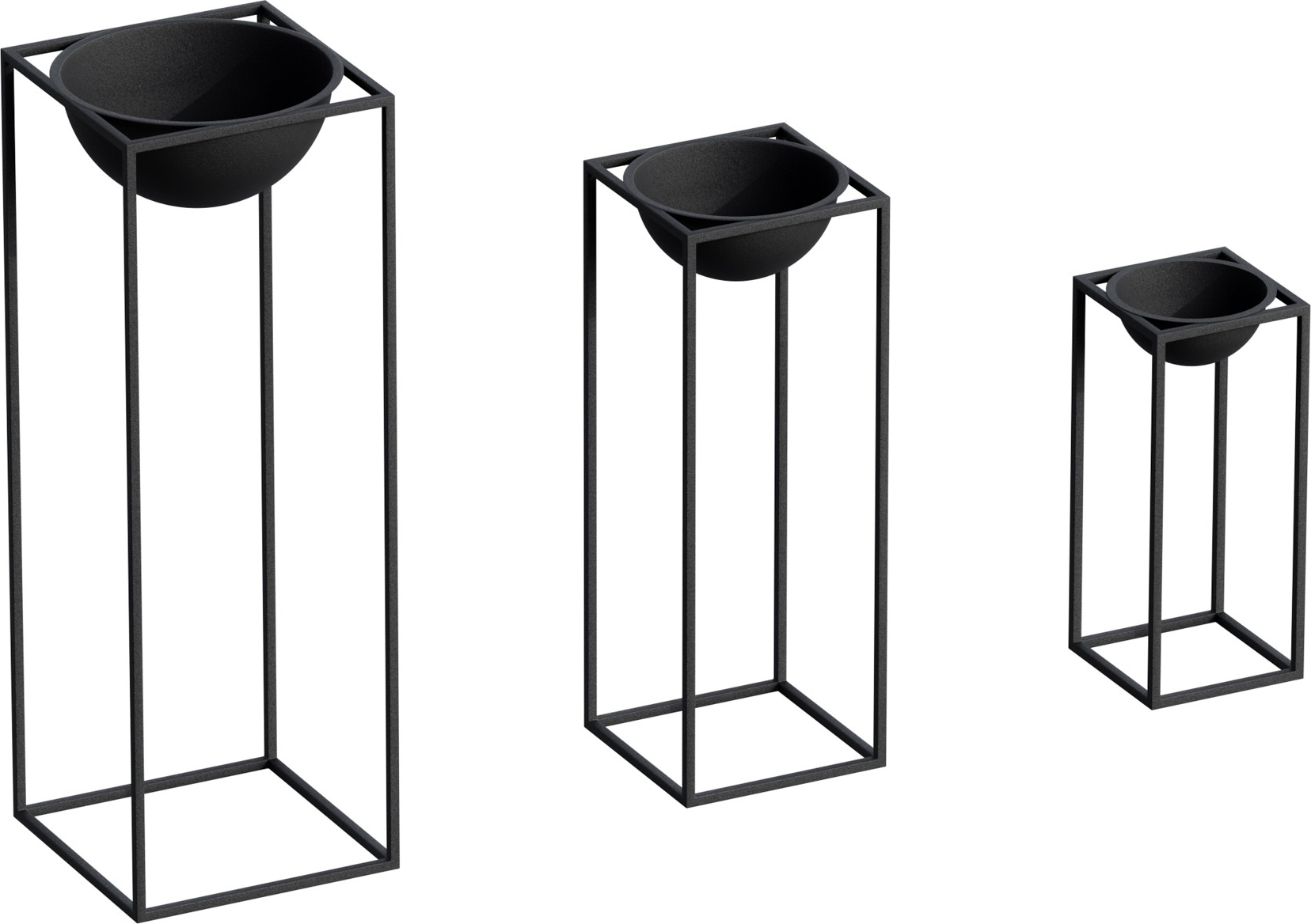 Plato 19 pot - Zwart Plato 19 pot - Zwart