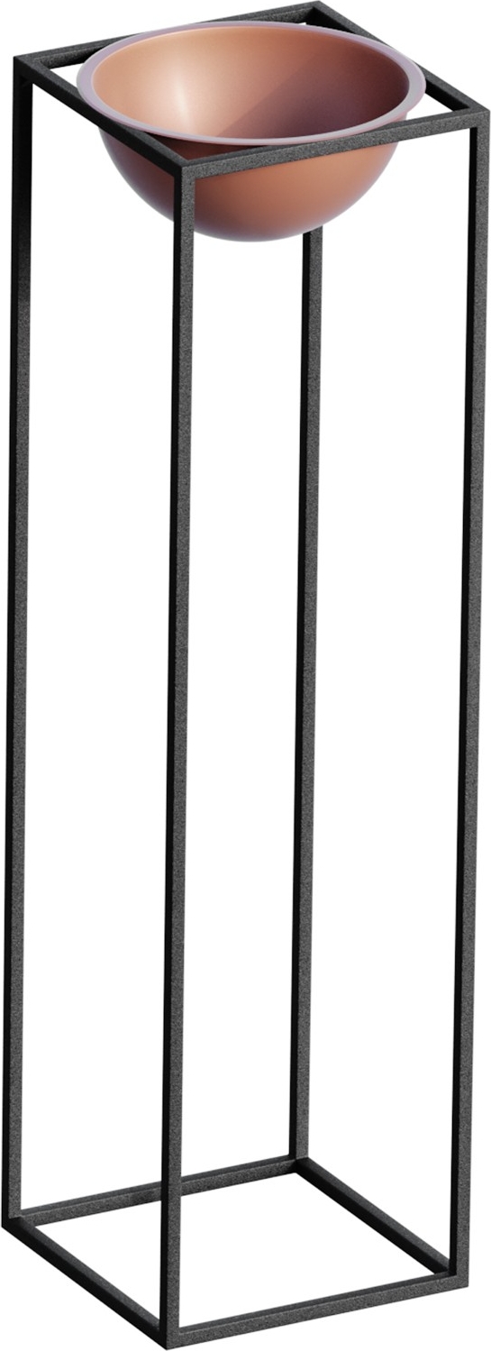 Plato 20 pot - Zwart/koper