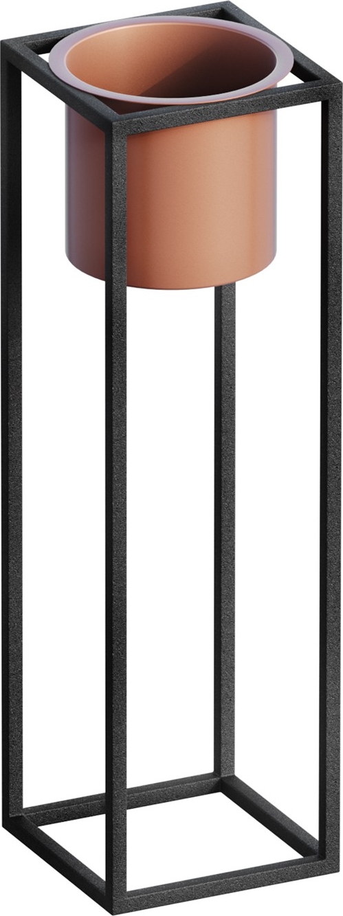 Plato 23 pot - Zwart/koper