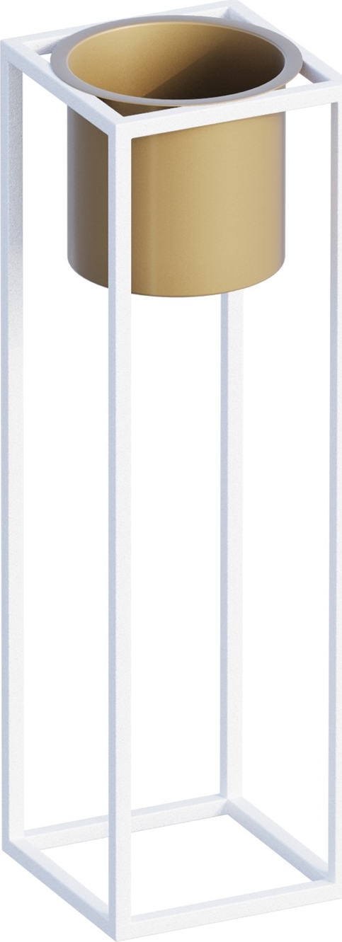 Plato 23 pot - Wit/goud