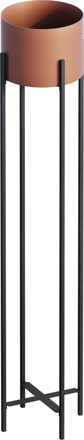 Plato 24 pot - Zwart/koper