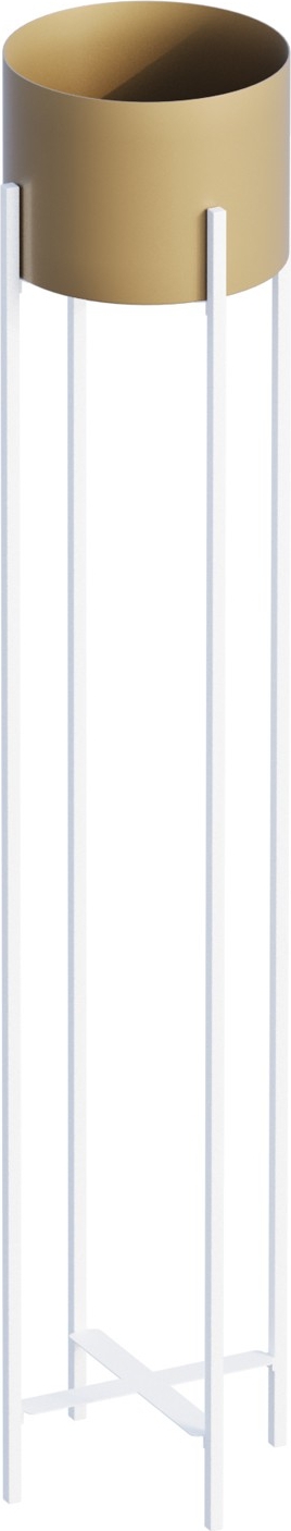 Plato 24 pot - Wit/goud