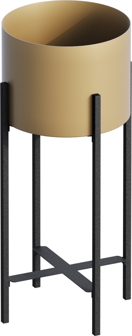 Plato 26 pot - Zwart/goud