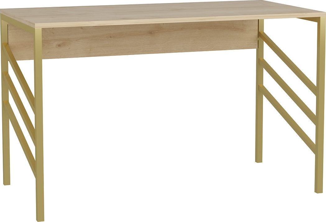 Josephine skrivbord 120 x 60 cm - Guld/ek