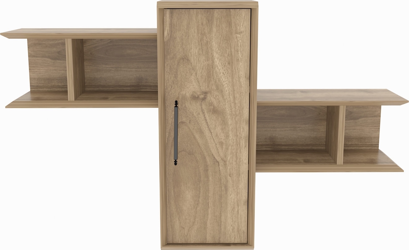 Olida wandplank - Walnoot