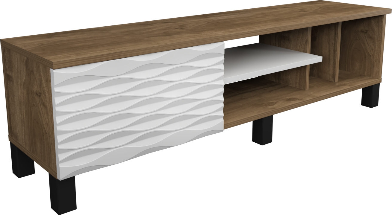 Olyo mediabank - Walnoot/wit