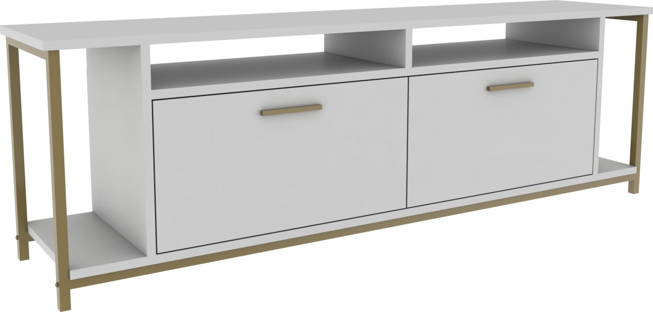 Omar mediabank - Wit/goud