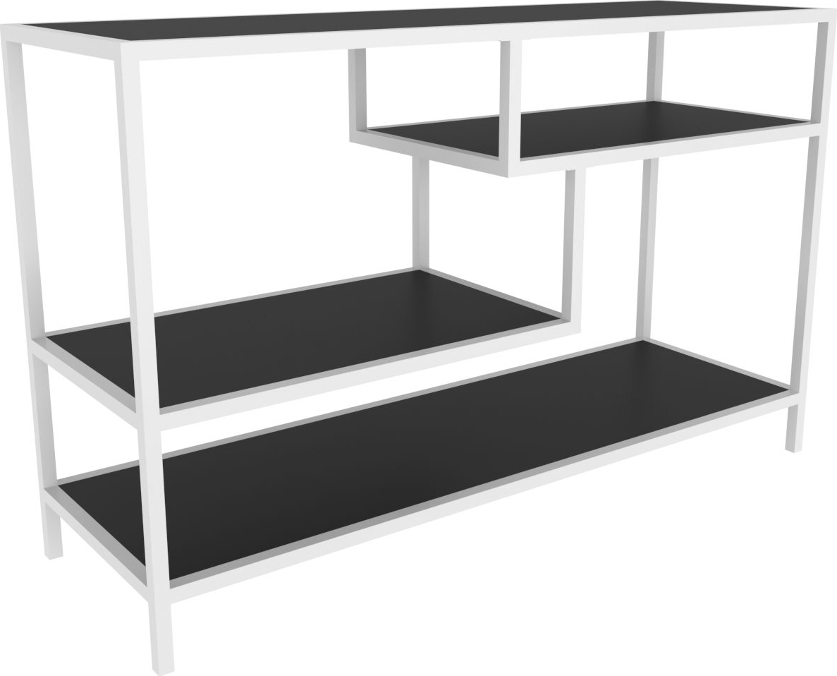 Robbins mediabank - Wit/antraciet