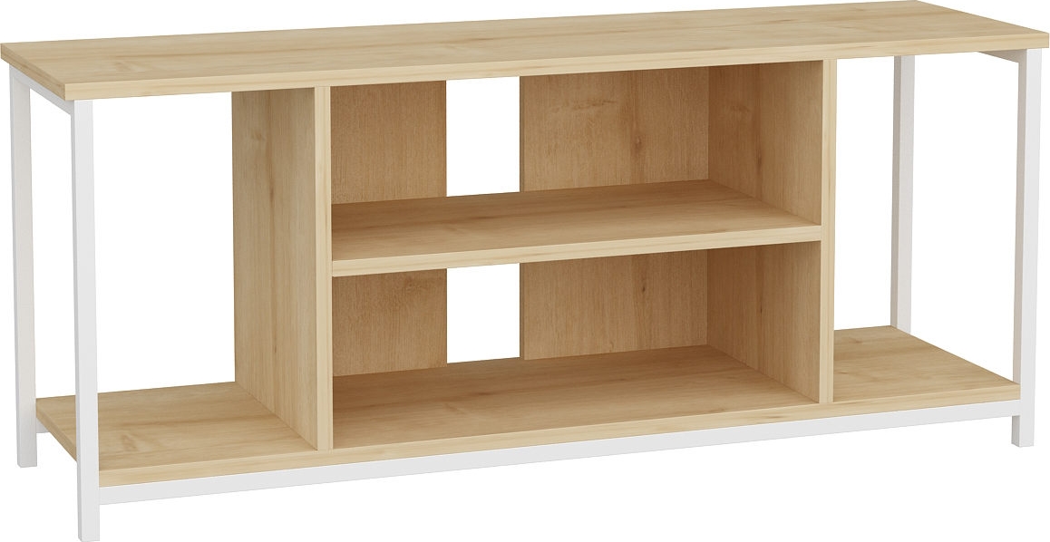 Rinaldo mediabank - Wit/eiken Rinaldo mediabank - Wit/eiken